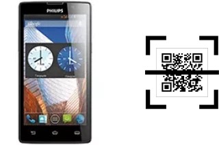 Wie lese ich QR-Codes auf einem Philips W3500?