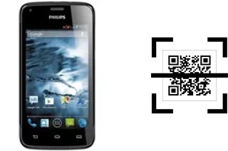 Wie lese ich QR-Codes auf einem Philips W3568?