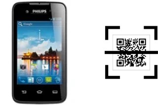 Wie lese ich QR-Codes auf einem Philips W5510?