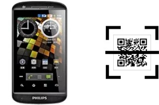 Wie lese ich QR-Codes auf einem Philips W626?