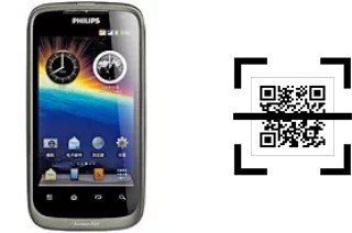 Wie lese ich QR-Codes auf einem Philips W632?