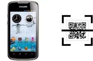 Wie lese ich QR-Codes auf einem Philips W635?