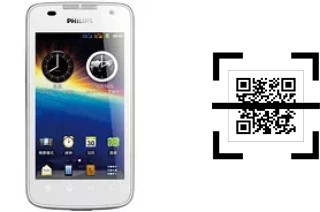 Wie lese ich QR-Codes auf einem Philips W6350?