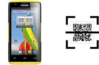 Wie lese ich QR-Codes auf einem Philips W6500?