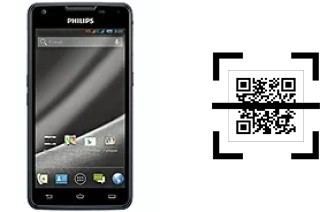 Wie lese ich QR-Codes auf einem Philips W6610?