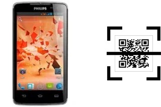 Wie lese ich QR-Codes auf einem Philips W732?