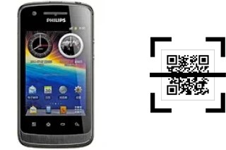 Wie lese ich QR-Codes auf einem Philips W820?