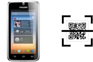 Wie lese ich QR-Codes auf einem Philips W8500?