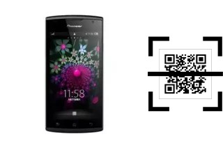 Wie lese ich QR-Codes auf einem Pioneer P80w?