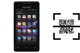 Wie lese ich QR-Codes auf einem Polytron R2401?