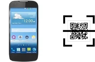 Wie lese ich QR-Codes auf einem QMobile Linq X300?