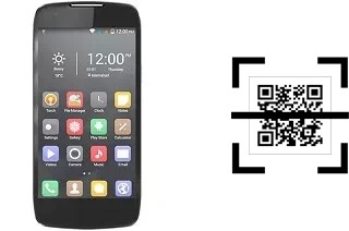 Wie lese ich QR-Codes auf einem QMobile Linq X70?