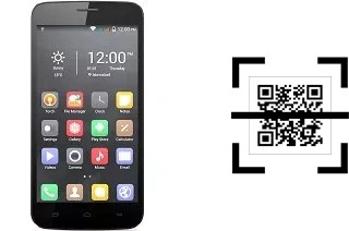 Wie lese ich QR-Codes auf einem QMobile Linq X100?