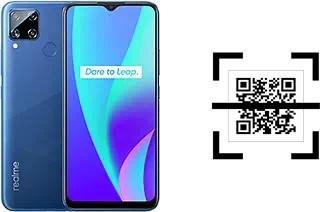 Wie lese ich QR-Codes auf einem Realme C15?