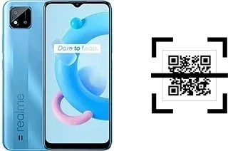 Wie lese ich QR-Codes auf einem Realme C20?