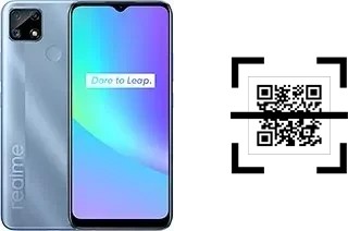 Wie lese ich QR-Codes auf einem Realme C25?