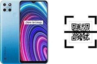 Wie lese ich QR-Codes auf einem Realme C25Y?