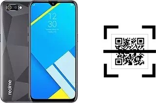 Wie lese ich QR-Codes auf einem Realme C2s?