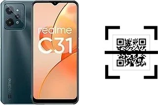 Wie lese ich QR-Codes auf einem Realme C31?