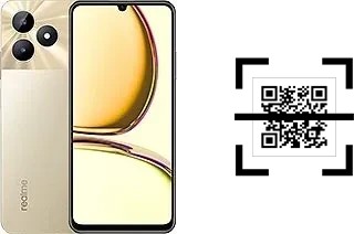 Wie lese ich QR-Codes auf einem Realme C53 (India)?