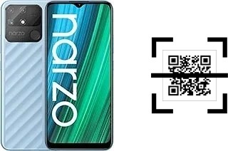 Wie lese ich QR-Codes auf einem Realme Narzo 50A?