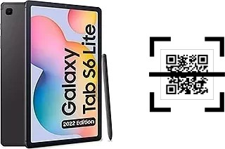 Wie lese ich QR-Codes auf einem Samsung Galaxy Tab S6 Lite (2022)?