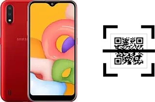 Wie lese ich QR-Codes auf einem Samsung Galaxy A01?