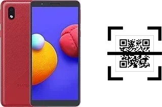 Wie lese ich QR-Codes auf einem Samsung Galaxy A01 Core?