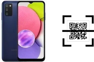 Wie lese ich QR-Codes auf einem Samsung Galaxy A03s?