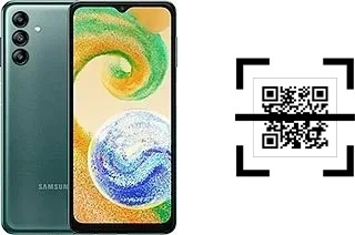 Wie lese ich QR-Codes auf einem Samsung Galaxy A04s?