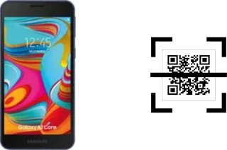 Wie lese ich QR-Codes auf einem Samsung Galaxy A2 Core?