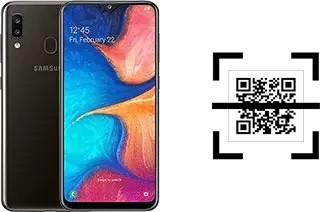 Wie lese ich QR-Codes auf einem Samsung Galaxy A20?