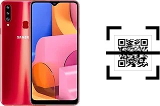 Wie lese ich QR-Codes auf einem Samsung Galaxy A20s?