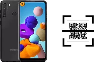 Wie lese ich QR-Codes auf einem Samsung Galaxy A21?