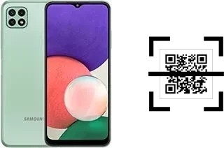 Wie lese ich QR-Codes auf einem Samsung Galaxy A22 5G?