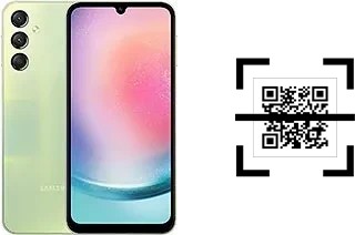 Wie lese ich QR-Codes auf einem Samsung Galaxy A24 4G?