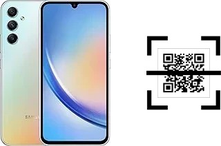 Wie lese ich QR-Codes auf einem Samsung Galaxy A34?