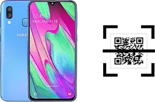 Wie lese ich QR-Codes auf einem Samsung Galaxy A40?