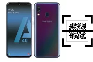 Wie lese ich QR-Codes auf einem Samsung Galaxy A40s?