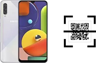 Wie lese ich QR-Codes auf einem Samsung Galaxy A50s?