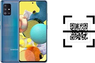 Wie lese ich QR-Codes auf einem Samsung Galaxy A51 5G UW?