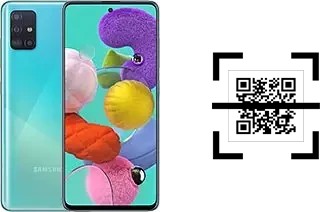 Wie lese ich QR-Codes auf einem Samsung Galaxy A51?