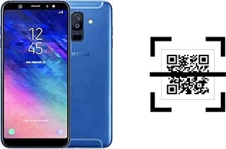 Wie lese ich QR-Codes auf einem Samsung Galaxy A6+ (2018)?