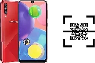 Wie lese ich QR-Codes auf einem Samsung Galaxy A70s?