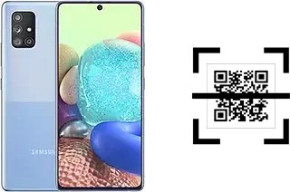 Wie lese ich QR-Codes auf einem Samsung Galaxy A71 5G?