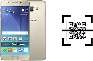 Wie lese ich QR-Codes auf einem Samsung Galaxy A8?