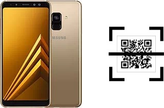 Wie lese ich QR-Codes auf einem Samsung Galaxy A8 (2018)?