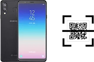 Wie lese ich QR-Codes auf einem Samsung Galaxy A8 Star (A9 Star)?