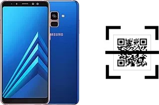 Wie lese ich QR-Codes auf einem Samsung Galaxy A8+ (2018)?