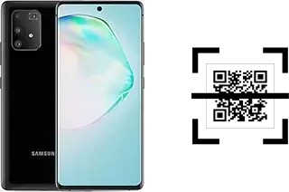 Wie lese ich QR-Codes auf einem Samsung Galaxy A91?